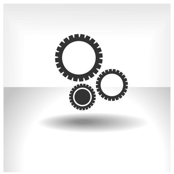 齿轮图标轮廓图片下载