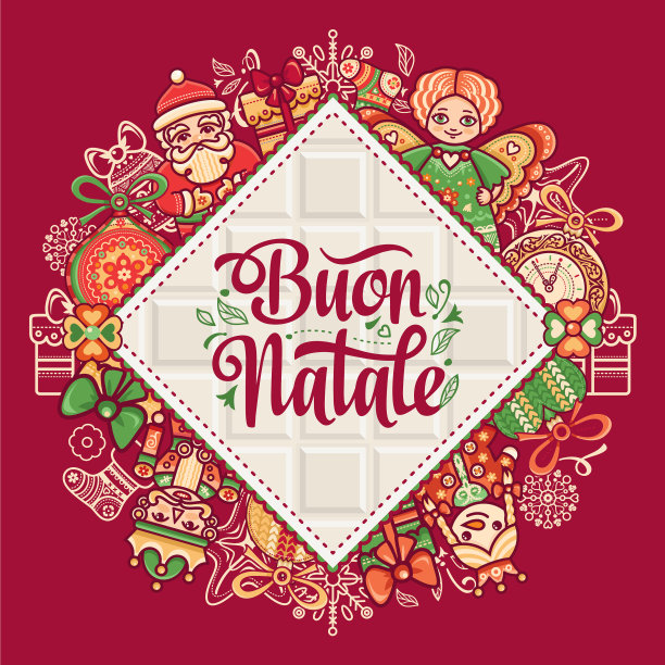 buon natale 圣诞模板图片下载