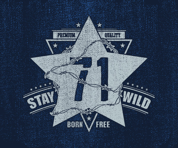 抽象明星t恤印花设计图片下载