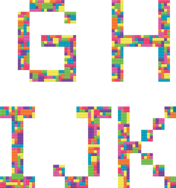 G h I j k来自儿童的字母图片下载