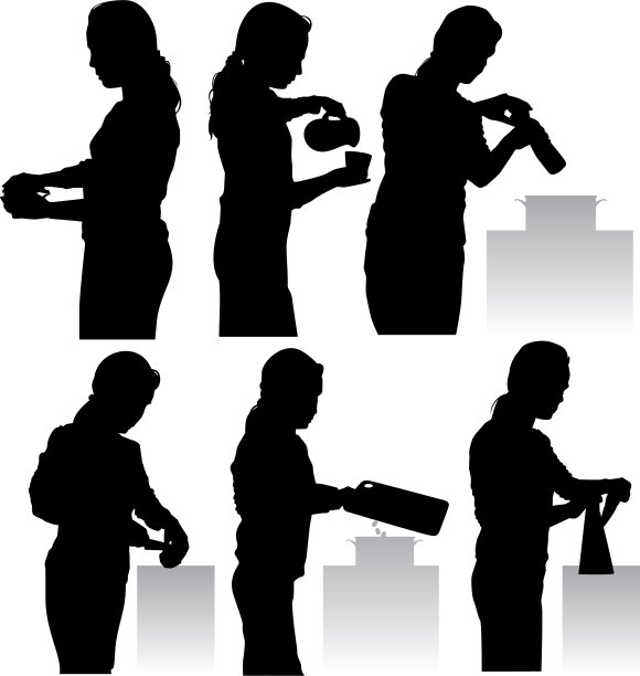 厨房里的女人图片下载