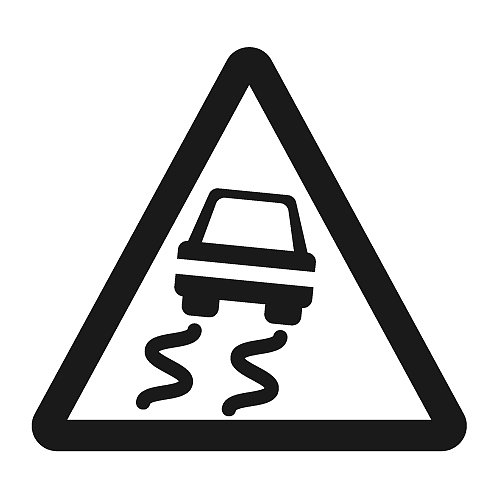 滑路标志线图标图片下载