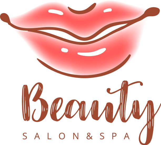 多彩女人的嘴唇抽象图片下载