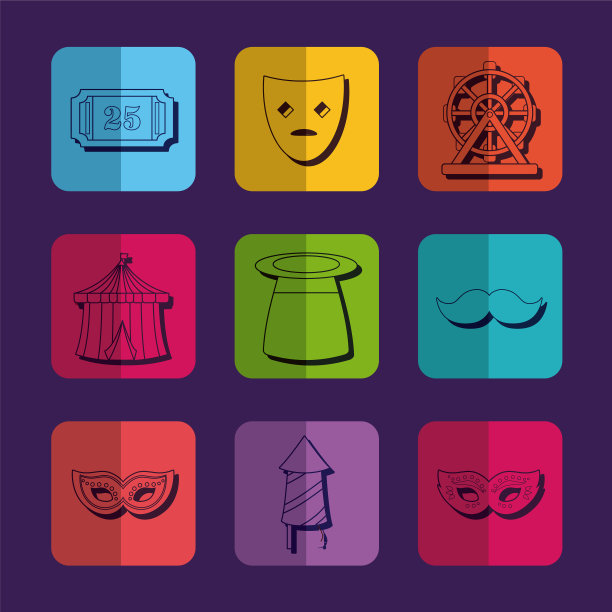 狂欢节马戏团设计图片下载