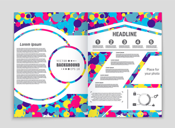 抽象布局的艺术背景设置图片下载