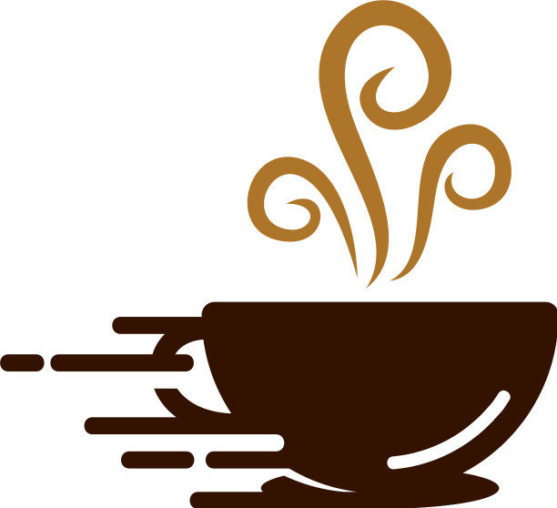 快速咖啡标志图标设计图片下载