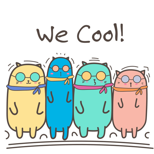 戴着太阳镜的酷猫图片下载