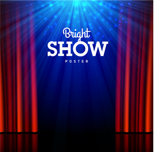 亮秀海报设计模板舞台图片下载