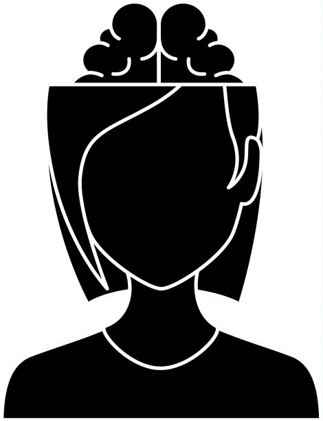 有大脑化身的女人图片下载