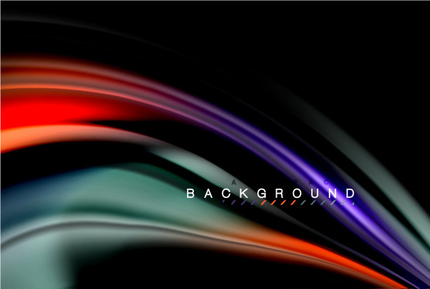 流动的液体颜色设计彩色大理石或图片下载