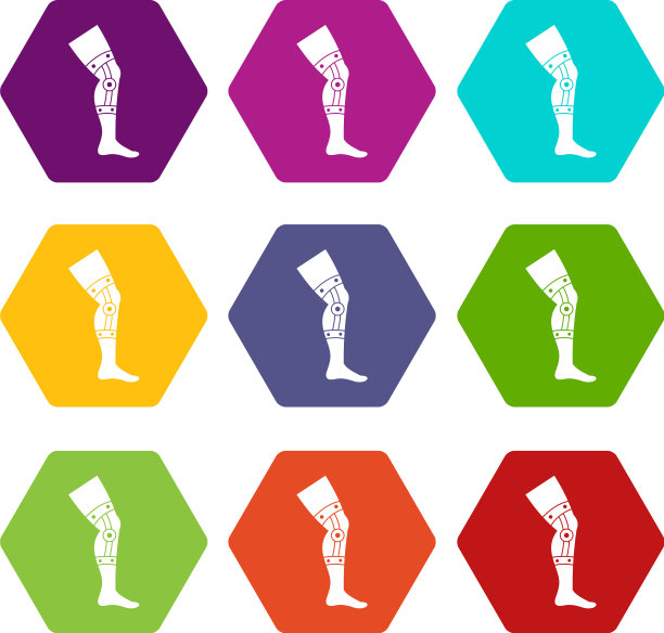 保留绷带图标设置颜色六面体图片下载