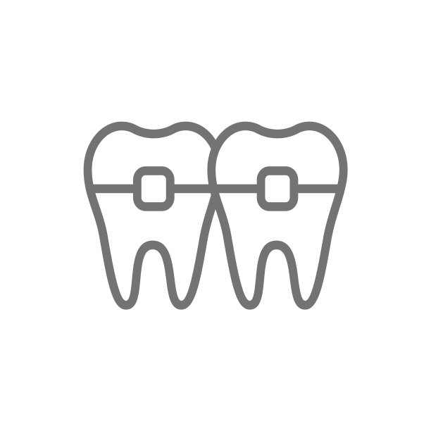 牙齿用牙套矫正牙托线图片下载