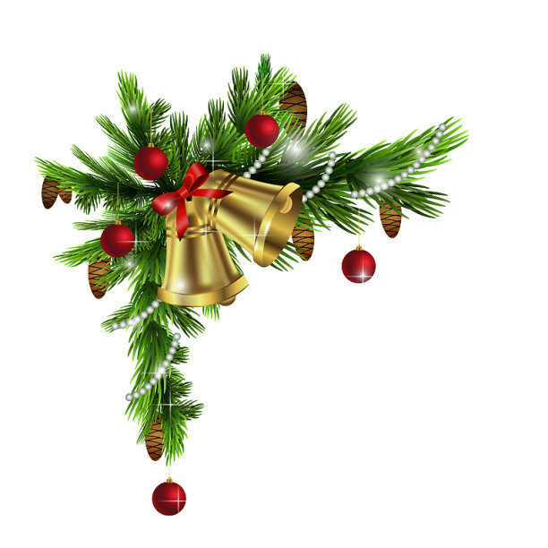 cristmas角落装饰图片下载