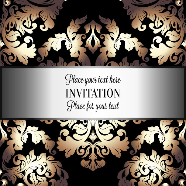 抽象背景与复古框架图片下载