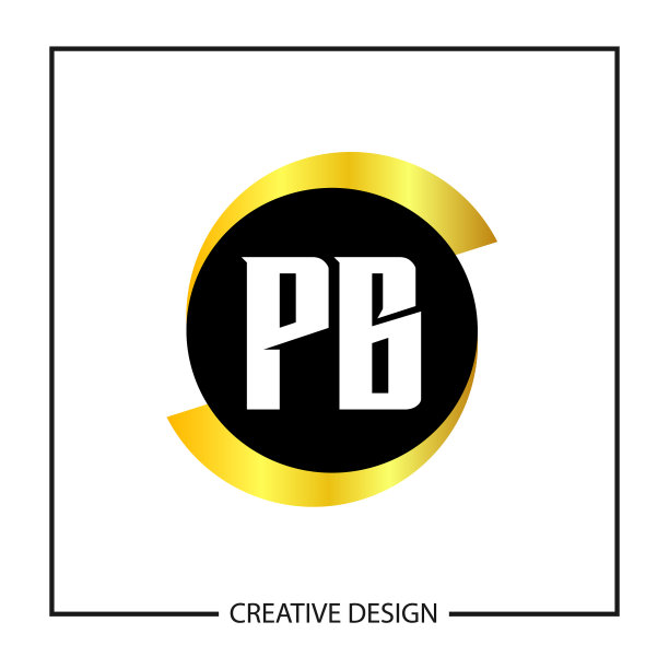 首字母pg标志模板设计图片下载