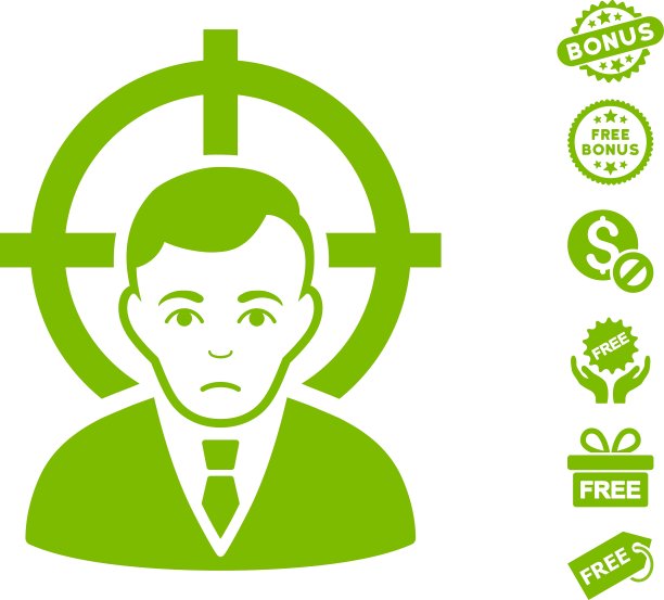 受害者商人图标与免费奖金图片下载