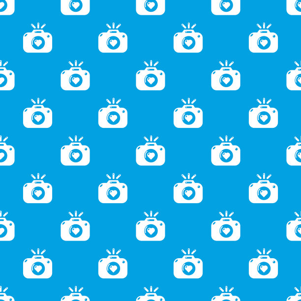 婚纱摄影图案天衣无缝蓝色图片下载