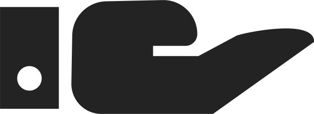 给手图标简单的风格图片下载