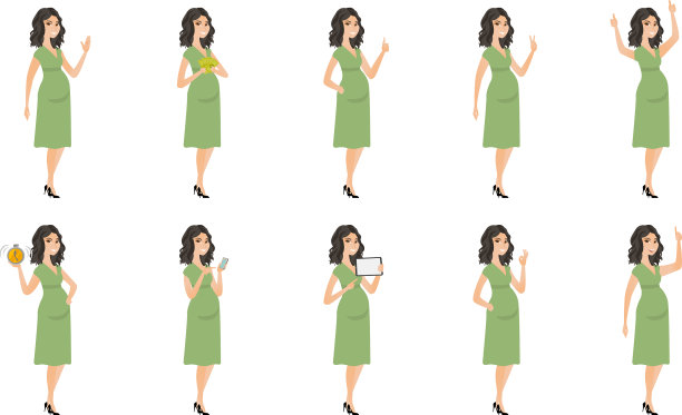 白人孕妇套装图片下载