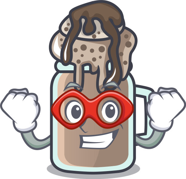 超级英雄奶昔人物卡通风格图片下载