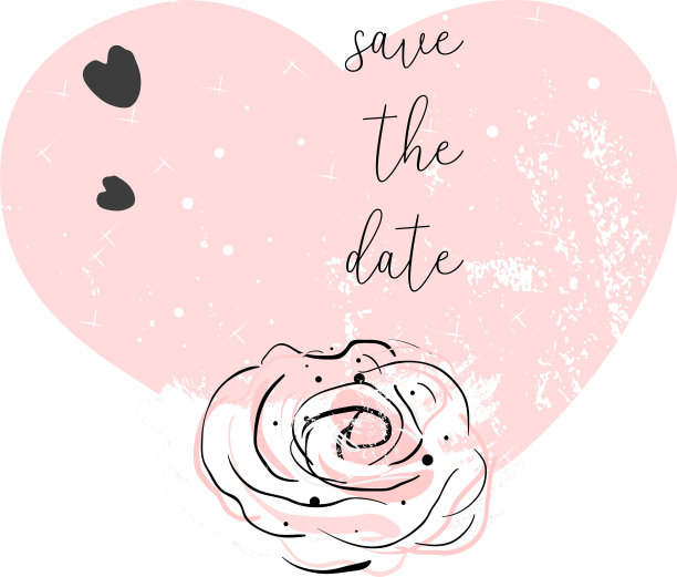 浪漫的玫瑰花边图案图片下载