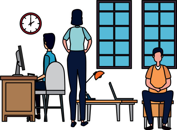 人们在办公室工作场景与笔记本电脑和图片下载