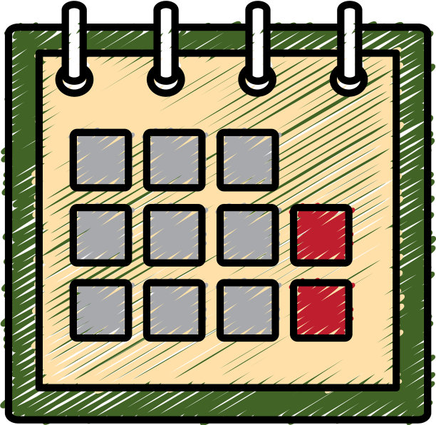 交付日历日日程计划图片下载