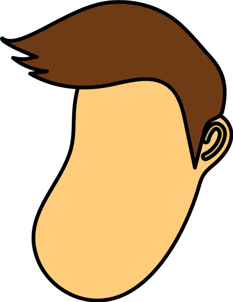 阿凡达男人的脸与发型设计图片下载