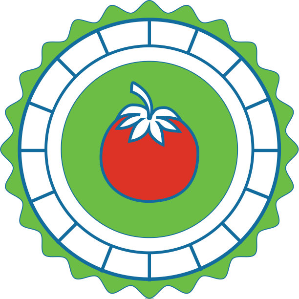 孤立圆形图标西红柿图片下载
