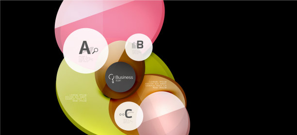 信息图形圈背景成功图标图片下载