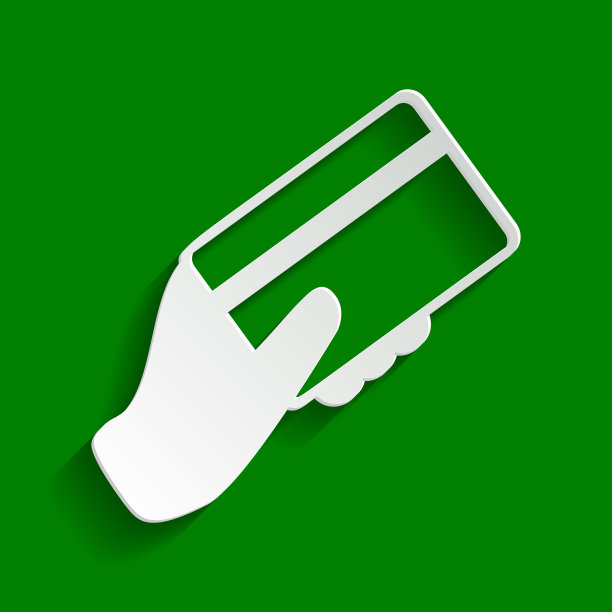 手里拿着一张发白的信用卡图片下载