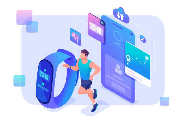 等距概念一个人用健身器到处跑图片下载