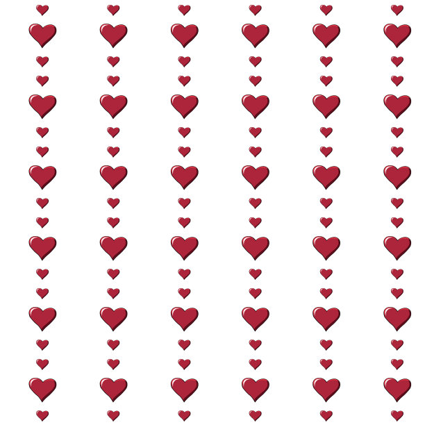 心形无缝图案图片下载