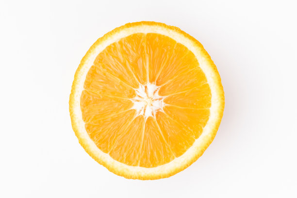 白色背景上的橙色图片下载