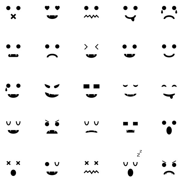表情符号图标集图片下载