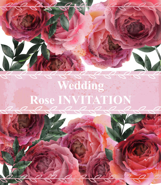 复古玫瑰背景花卡复古图片下载