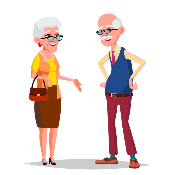老夫妇爷爷和奶奶图片下载