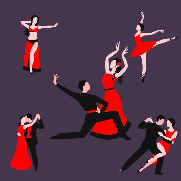 夫妇跳舞拉丁美洲浪漫的人和图片下载