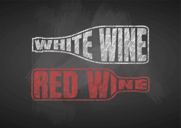 白葡萄酒和红葡萄酒图片下载