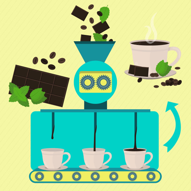 咖啡系列系列加薄荷热巧克力图片下载