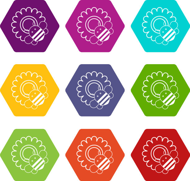 蜜蜂花图标设置9图片下载