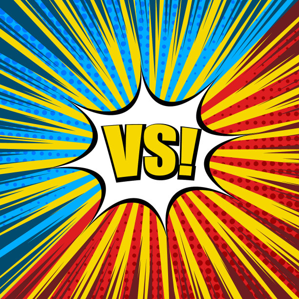 漫画对决灯模板图片下载