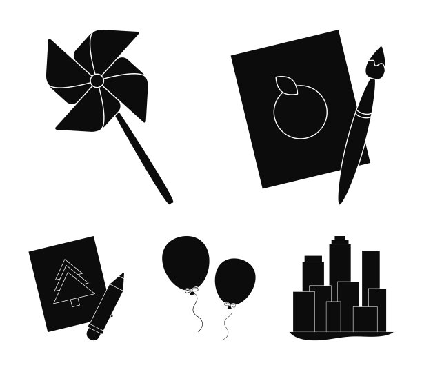 图片一风车气球老虎设置图片下载