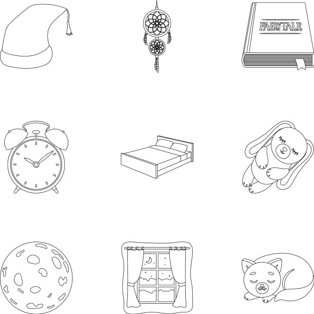 一套以梦为主题的图片床图片下载