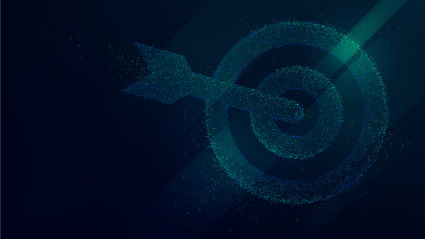 被箭射中中心的未来技术图片下载