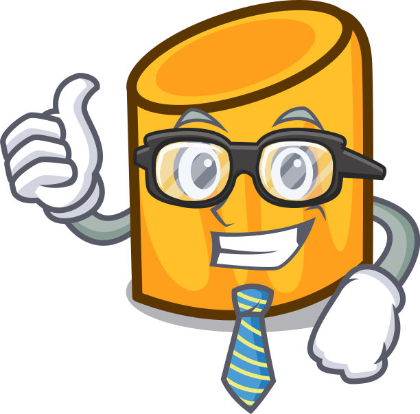 商人通心粉人物卡通风格图片下载