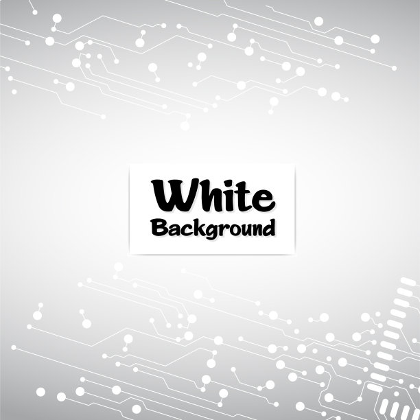 抽象连接点和线白背景图片下载