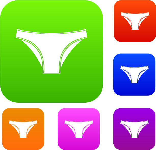 女性棉内裤套装颜色收集图片下载