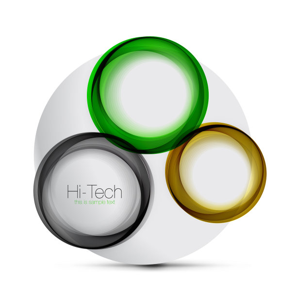 圆网页布局-数字技术球-网页图片下载