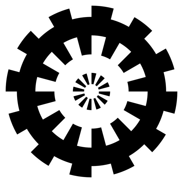 带有矩形矩形纹理的圆形元素图片下载